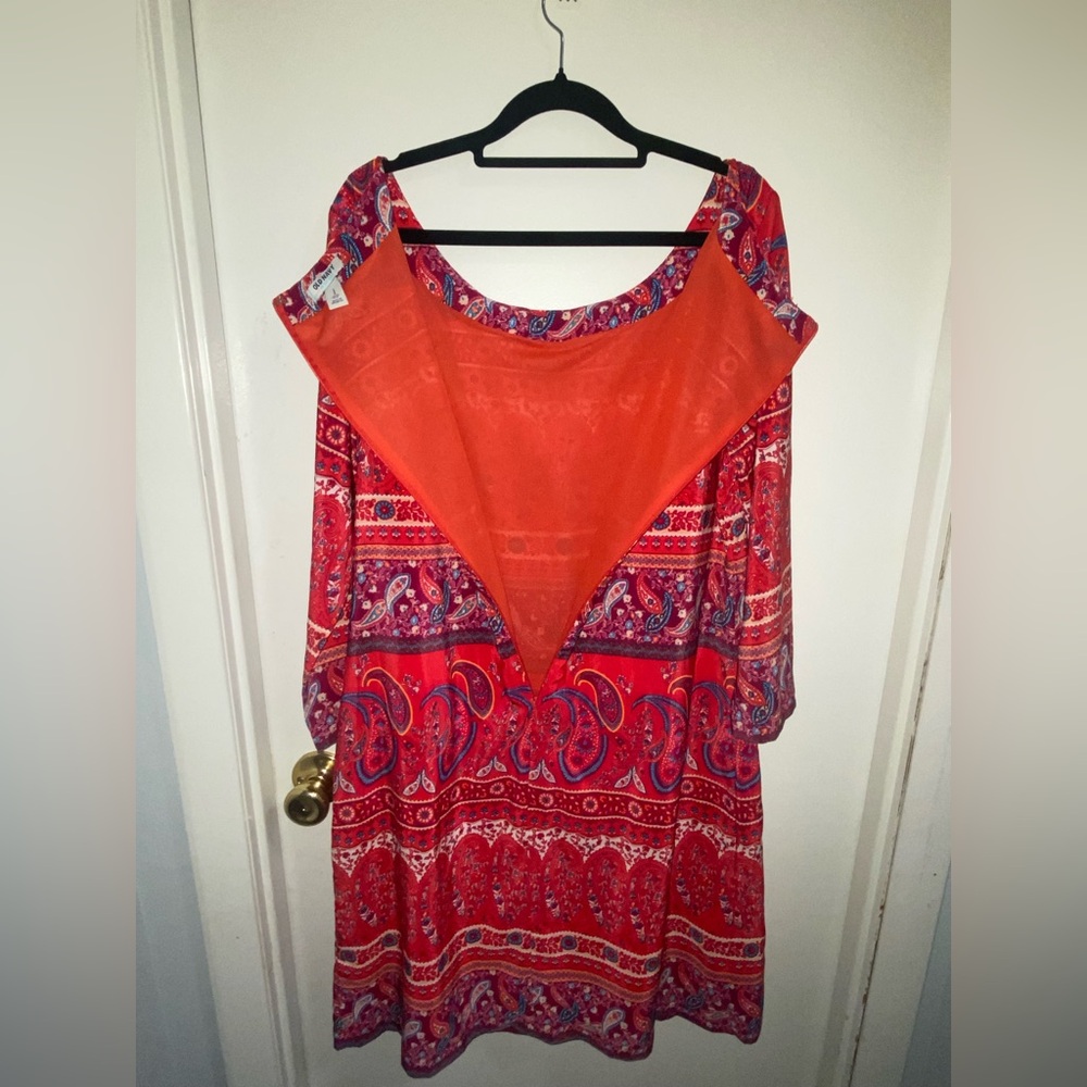 Old Navy | Women’s Dress | Large | Like New | 3/4 Sleeve | Casual | Colorful - Picture 12 of 16
